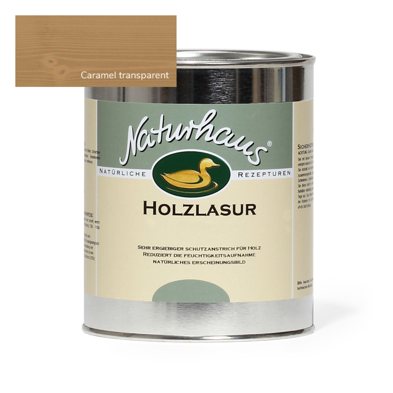 gebinde-naturhaus-caramel-deckend Holzlasur für Außen Caramel transparent