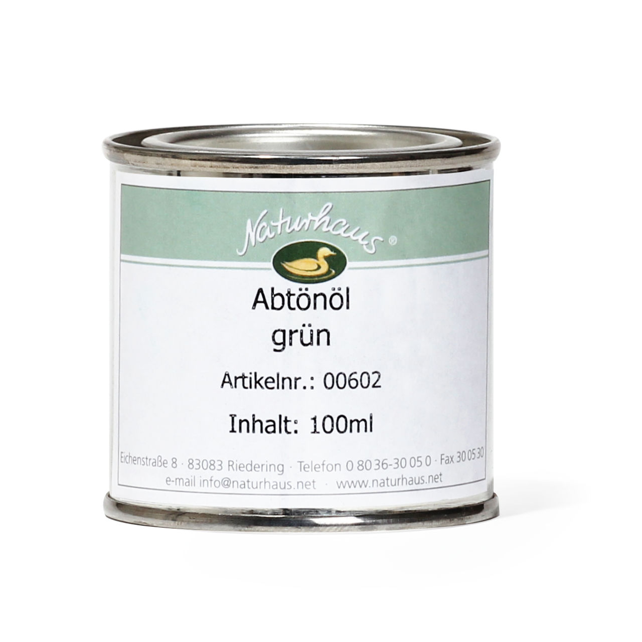 Farbkonzentrat für Öle (Abtönöl) Grün
