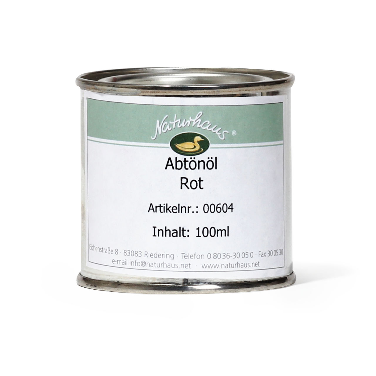 naturhaus-abtoenoel-rot-100ml Farbkonzentrat für Öle (Abtönöl) Rot